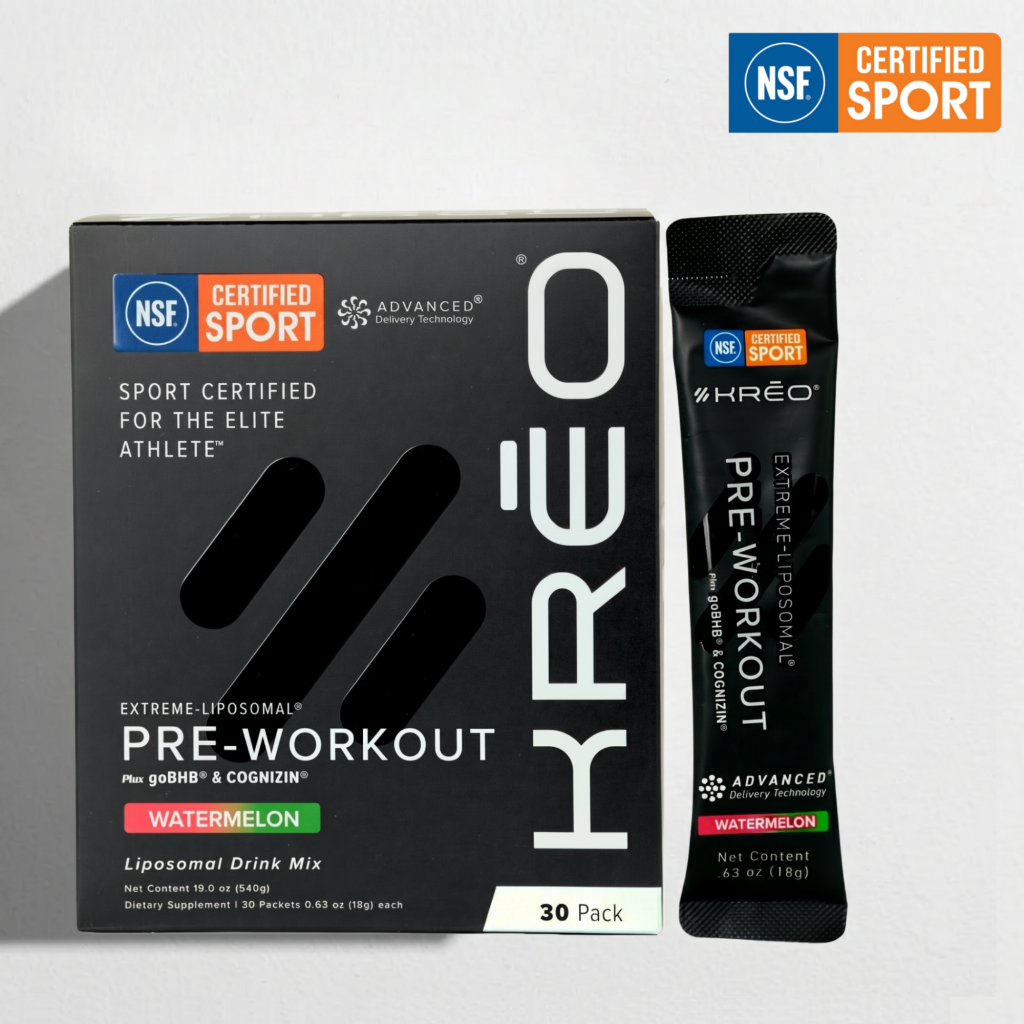 KREO® Liposomal Pre-Workout Granule Packets