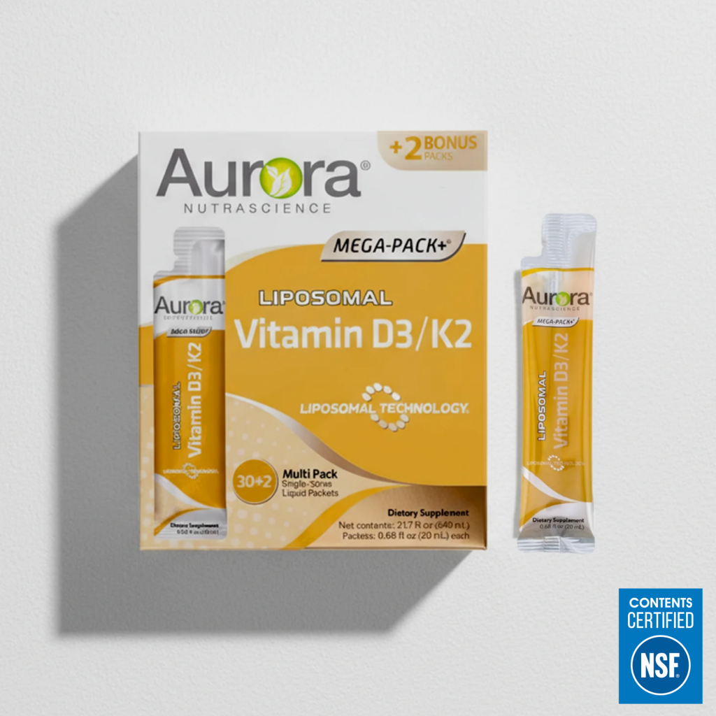 5000 IU Liposomal Vitamin D3/K2 Liquid Packets
